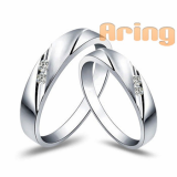 Wholesale solid 18K gold wedding rings 14k white gold bands
